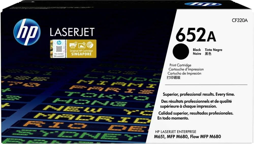 Hp Toner-Cartridge Standard Capacity No. 652a Black