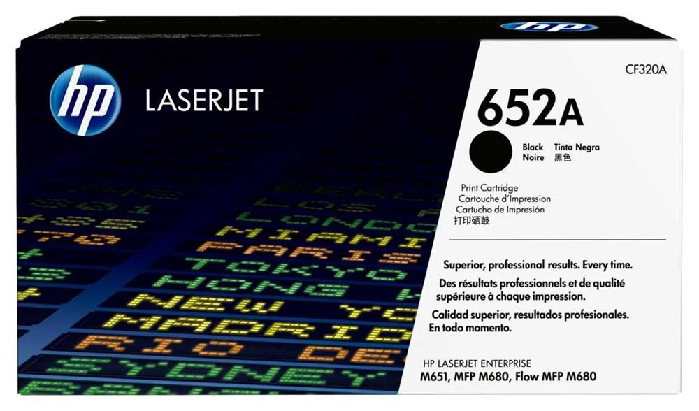 Hp Toner-Cartridge Standard Capacity No. 652a Black