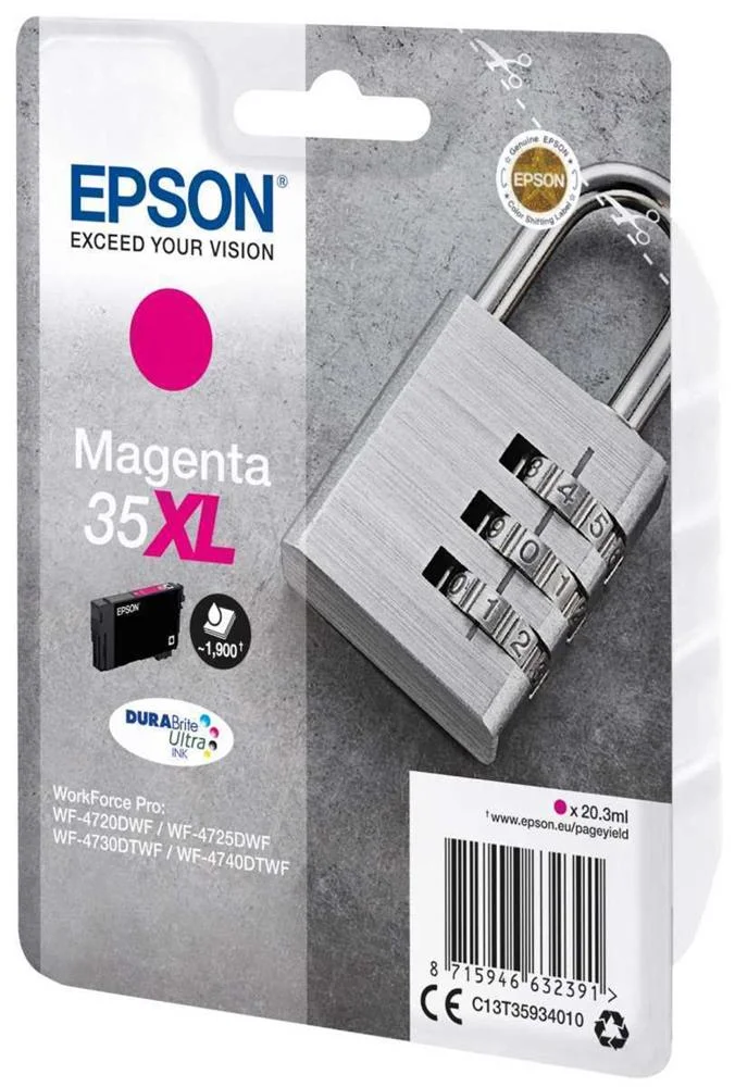 Tinteiro Epson 35 Magenta Xl - Workforce Pro Wf-4720/4725/4730/4740