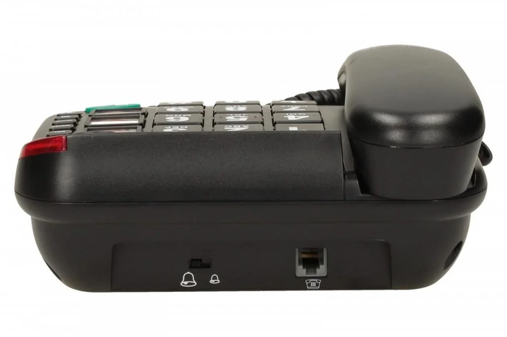 Teléfono Fijo Maxcom Kxt480 Negro