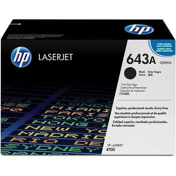 T&oacute;ner Hp 643a Preto 
