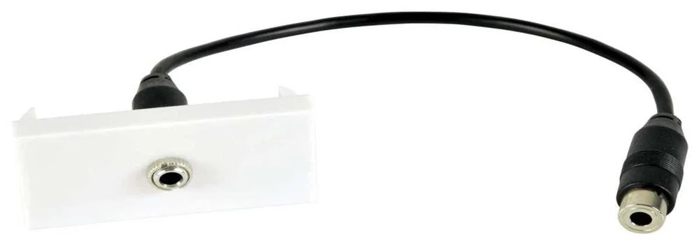 Painel de Conexao Jack 3.5mm Femea Stereo