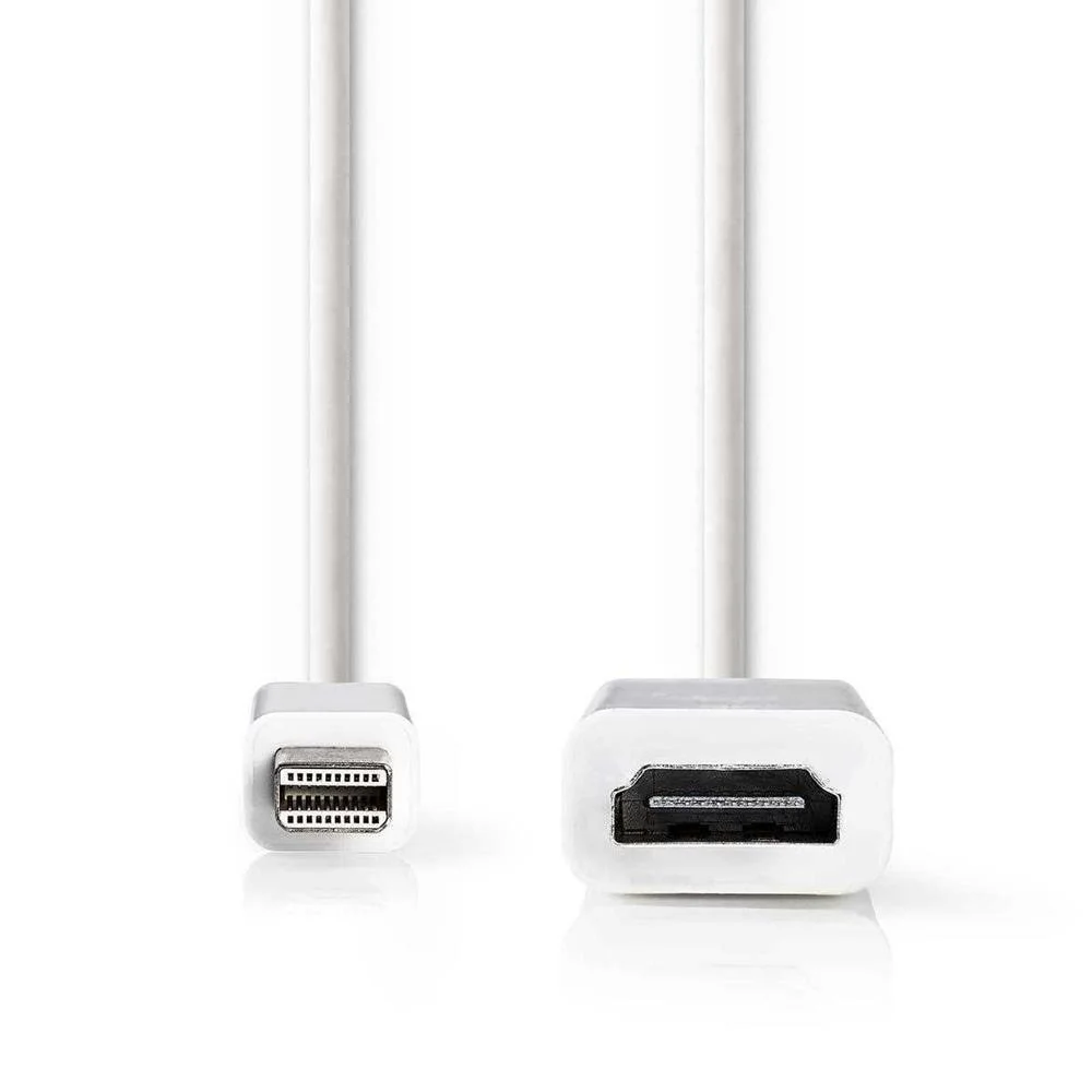 Adaptador Nedis Mini Dp - Hdmi Fêmea 0.2m Branco