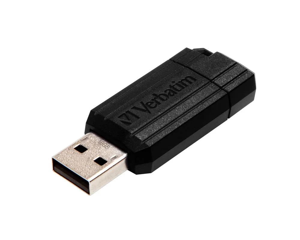 Lápiz de Memoria Usb 2.0 de 16 Gb Pinstripe Negro