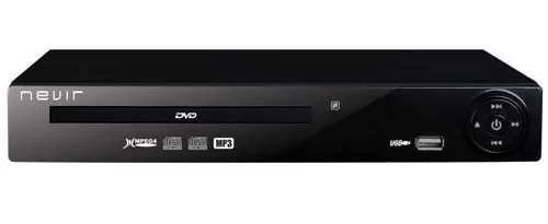 Leitor Dvd Nevir Nvr-2324 Dvd-U Usb - Preto
