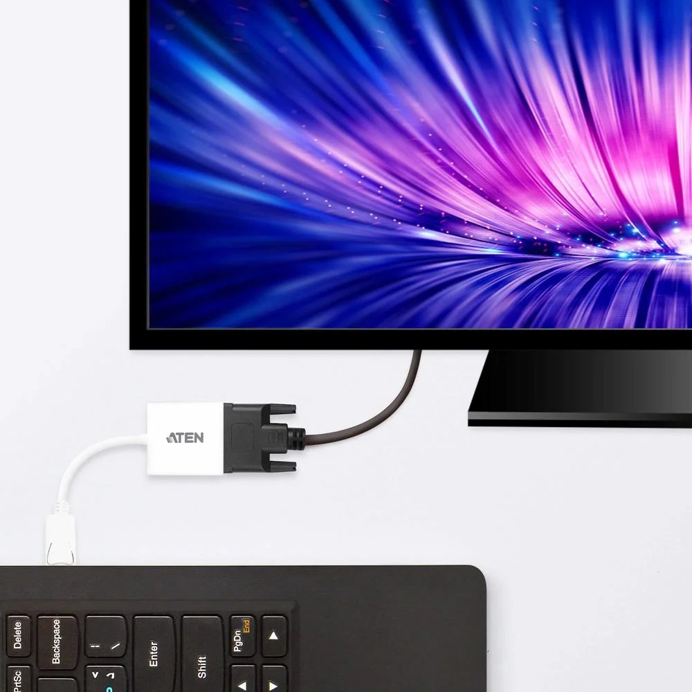 Adap Aten Converter Vc965 Displayp To Dvi