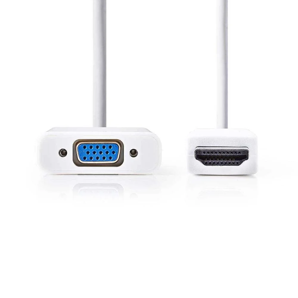 Cable Hdmi-Vga | Conector Hdmi - Vga Hembra + S.