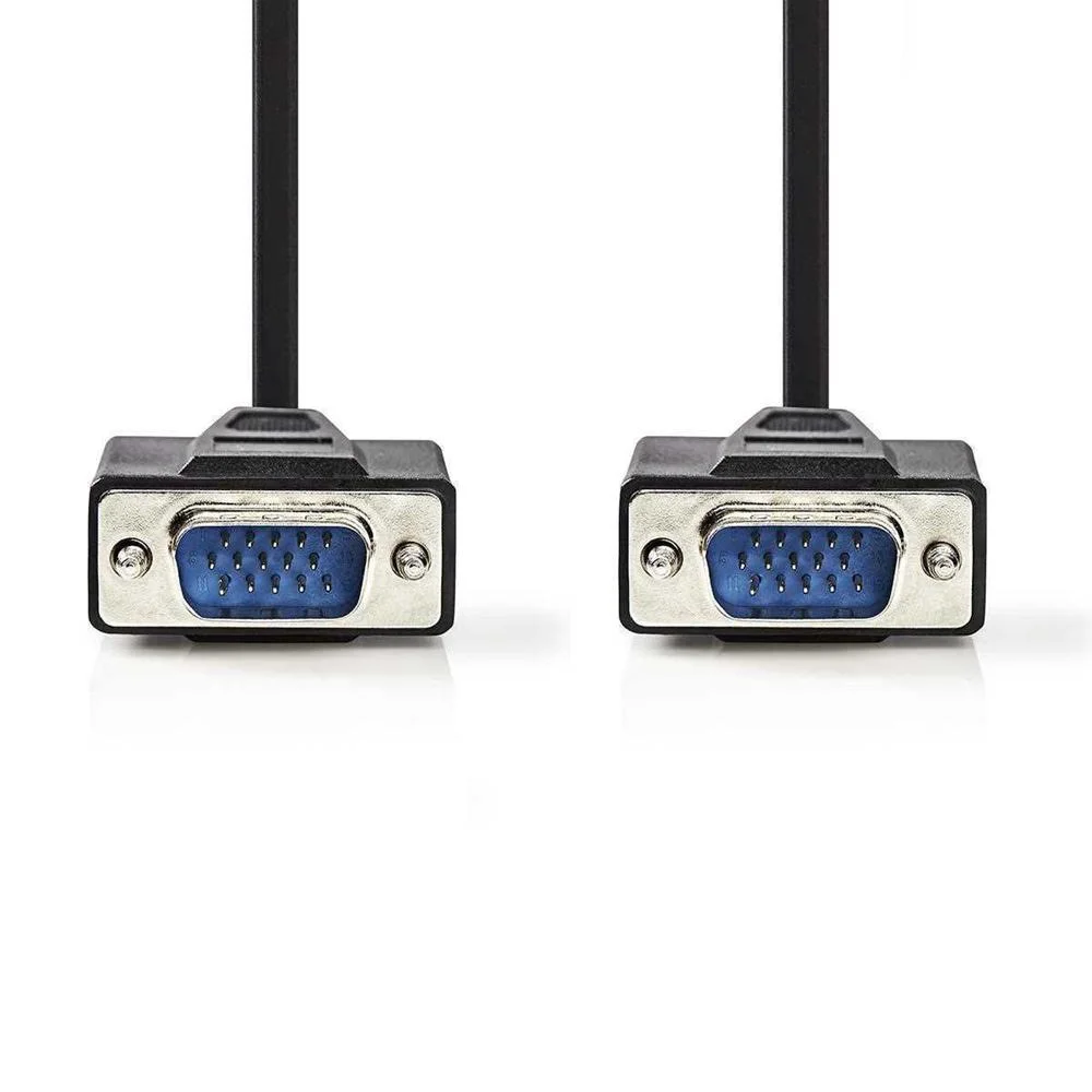 Cabo Vga  Vga Macho - Vga Macho  2,0 M  Negro