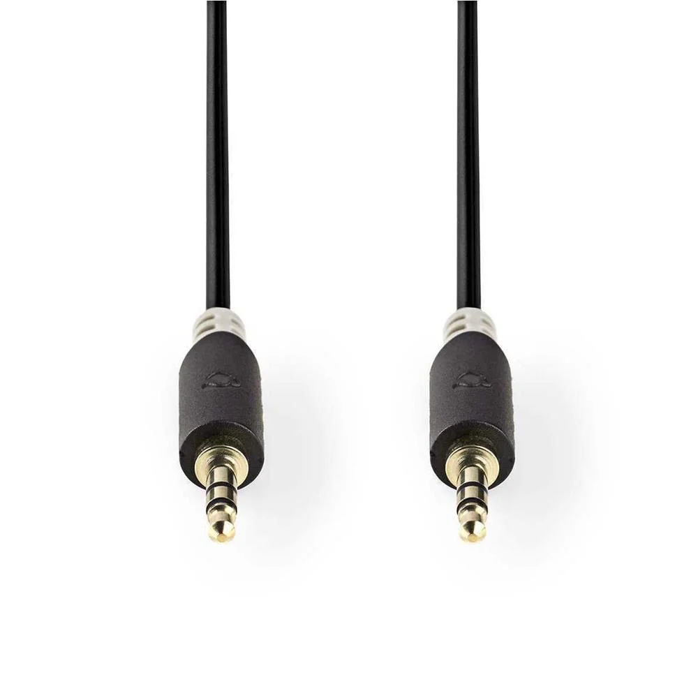 Cabo de Áudio Stereo  3,5mm Macho  3,5mm Macho  2m