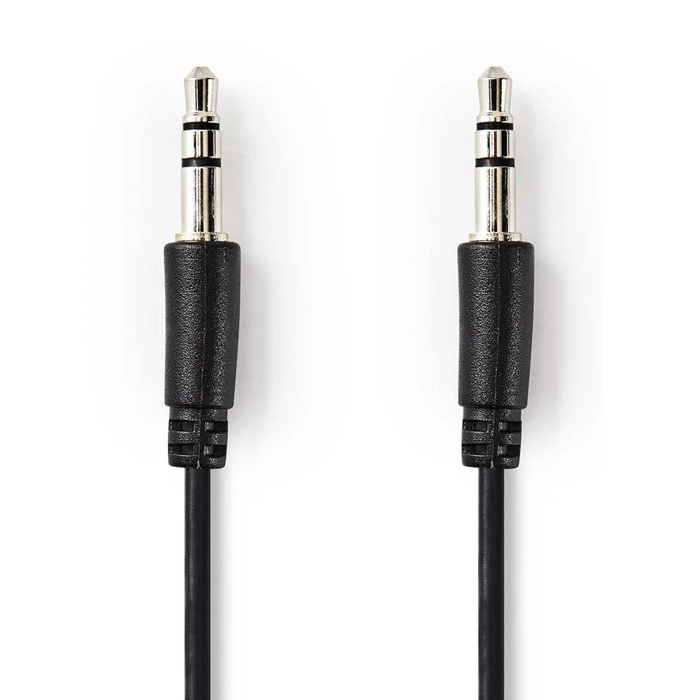 Cabo Estéreo De Áudio Espiral  3,5 Mm Macho - 3,.