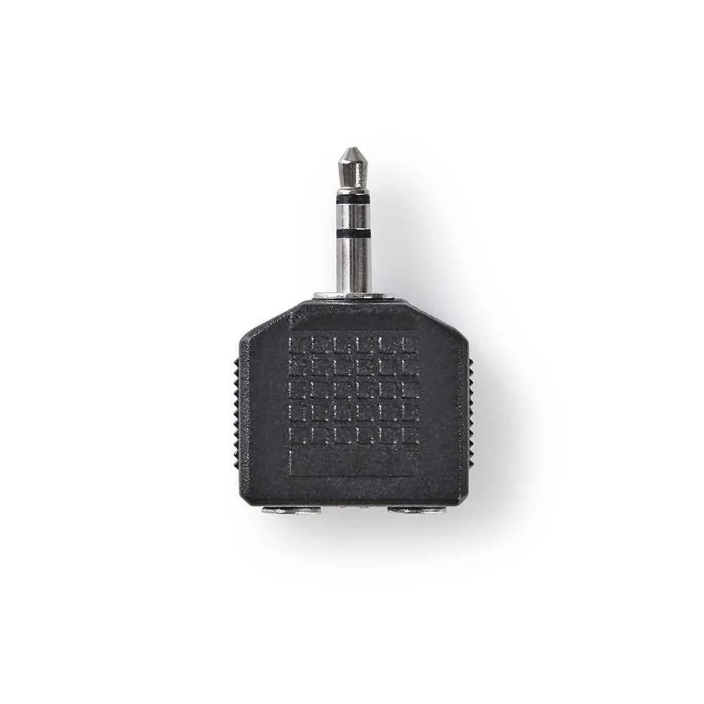 Adaptador de Áudio Estéreo  3,5 Mm Macho - 2x 3,.