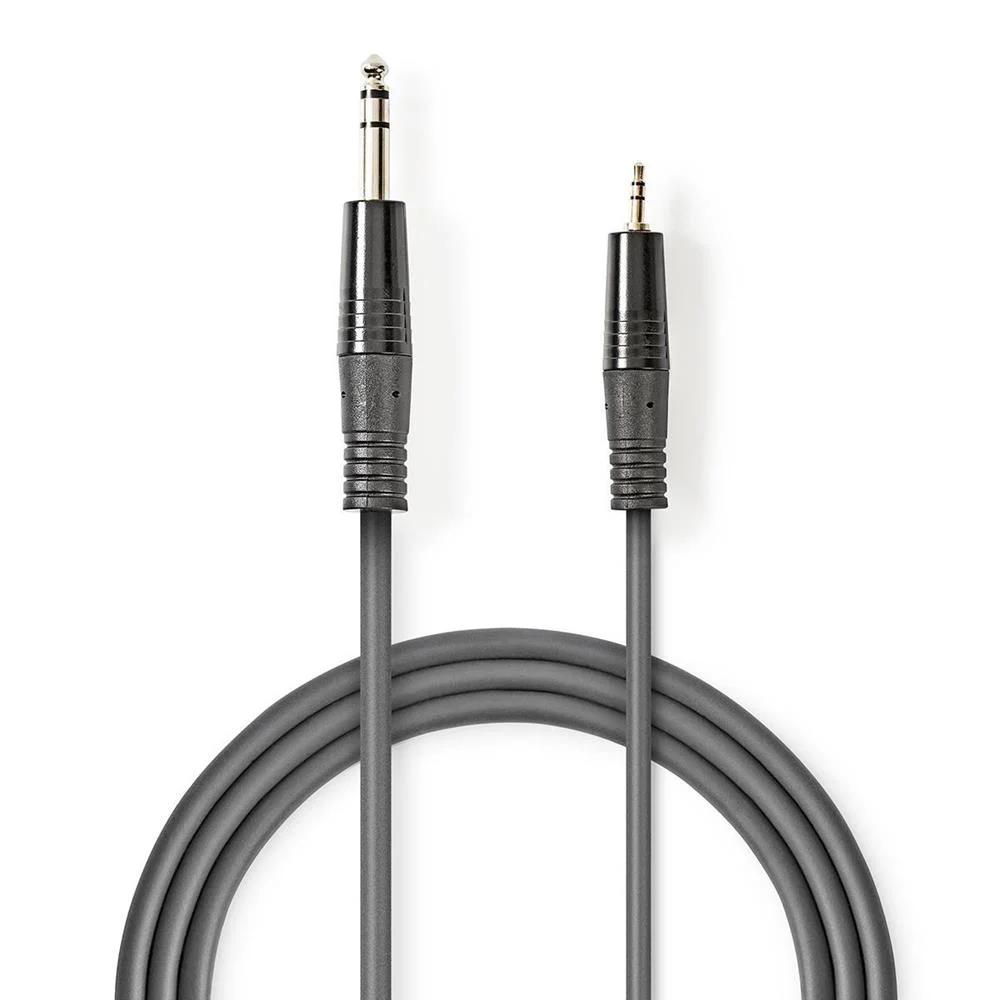 Cable de Audio Estéreo | 6,35 Mm Macho - 3,5 Mm M.