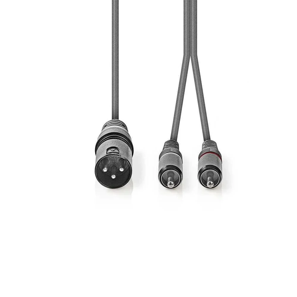 Cable de Audio Xlr | Xlr de 3 Pines Macho - 2x Rc.