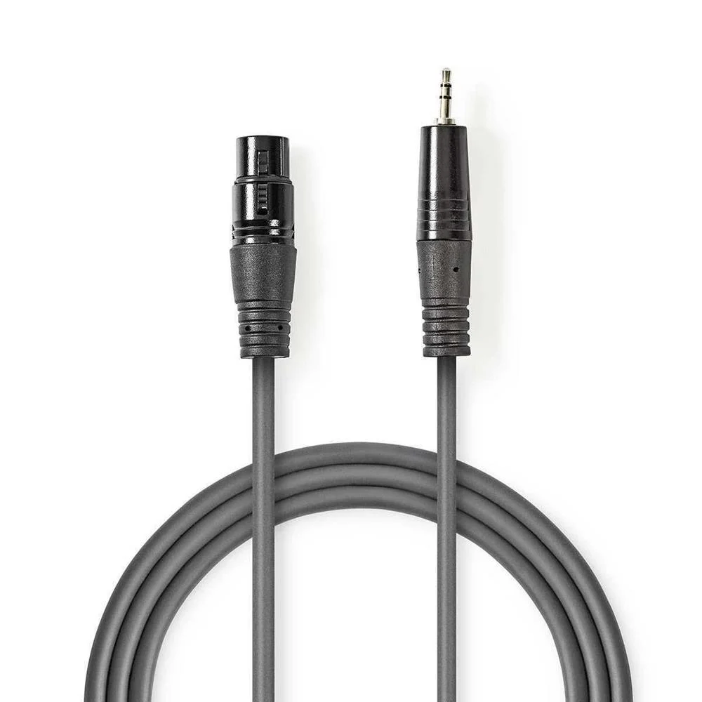Cable de Audio Xlr | Xlr de 3 Pines Macho - 3,5 M.