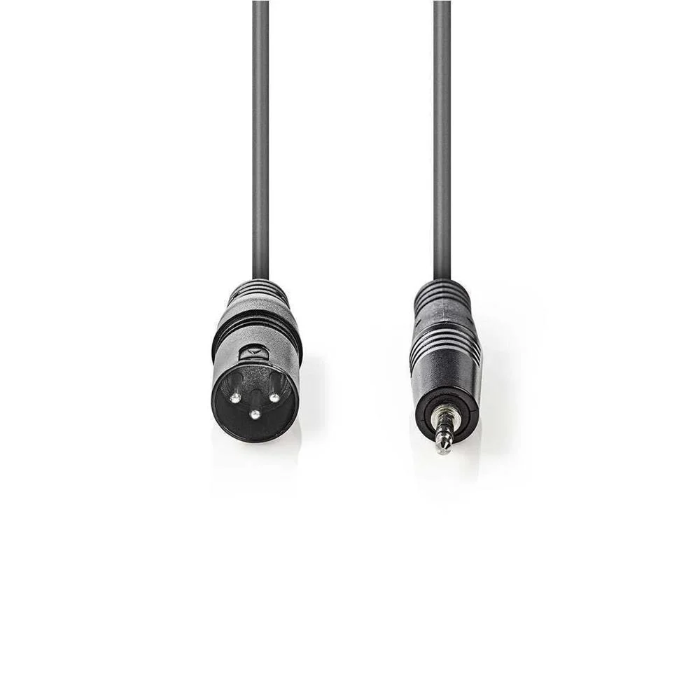 Cable de Audio Xlr | Xlr de 3 Pines Macho - 3,5 M.