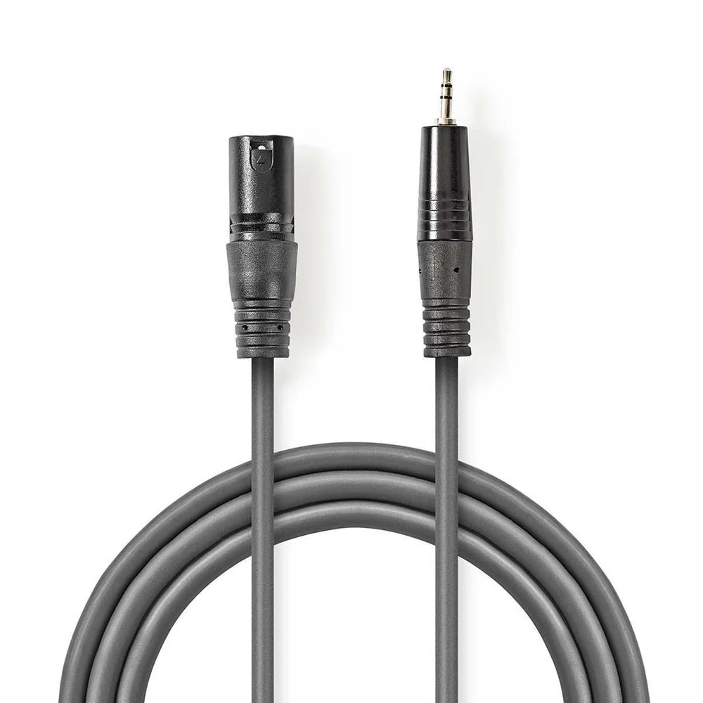 Cable de Audio Xlr | Xlr de 3 Pines Macho - 3,5 M.