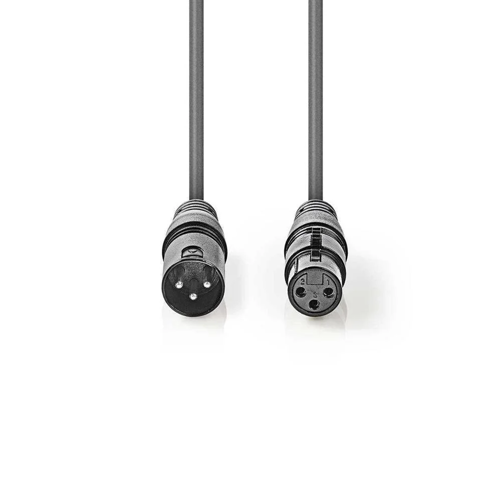 Cabo Digital Dmx De 110 Ohms  Xlr Macho De 3 Pin.