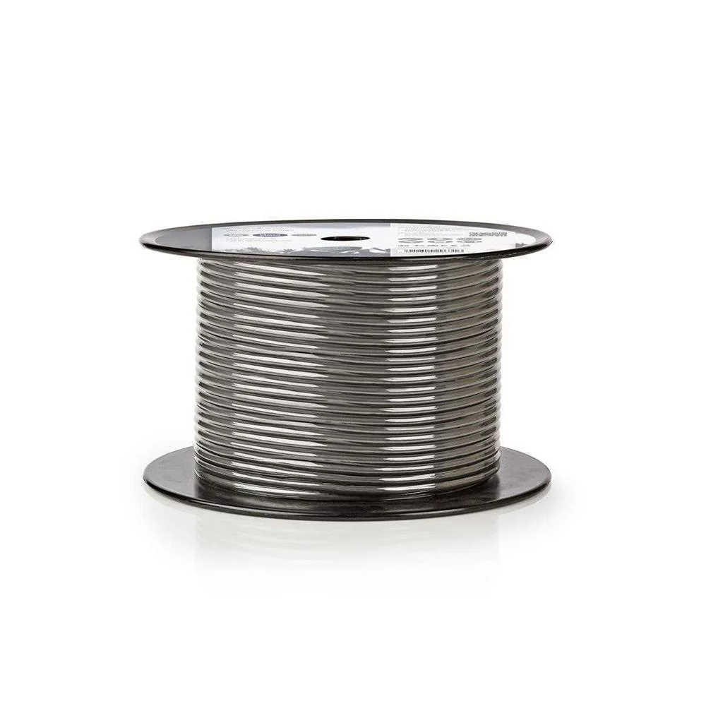 Cabo De Microfone  2x 0,23 Mm²  100 M  Em Bobi.