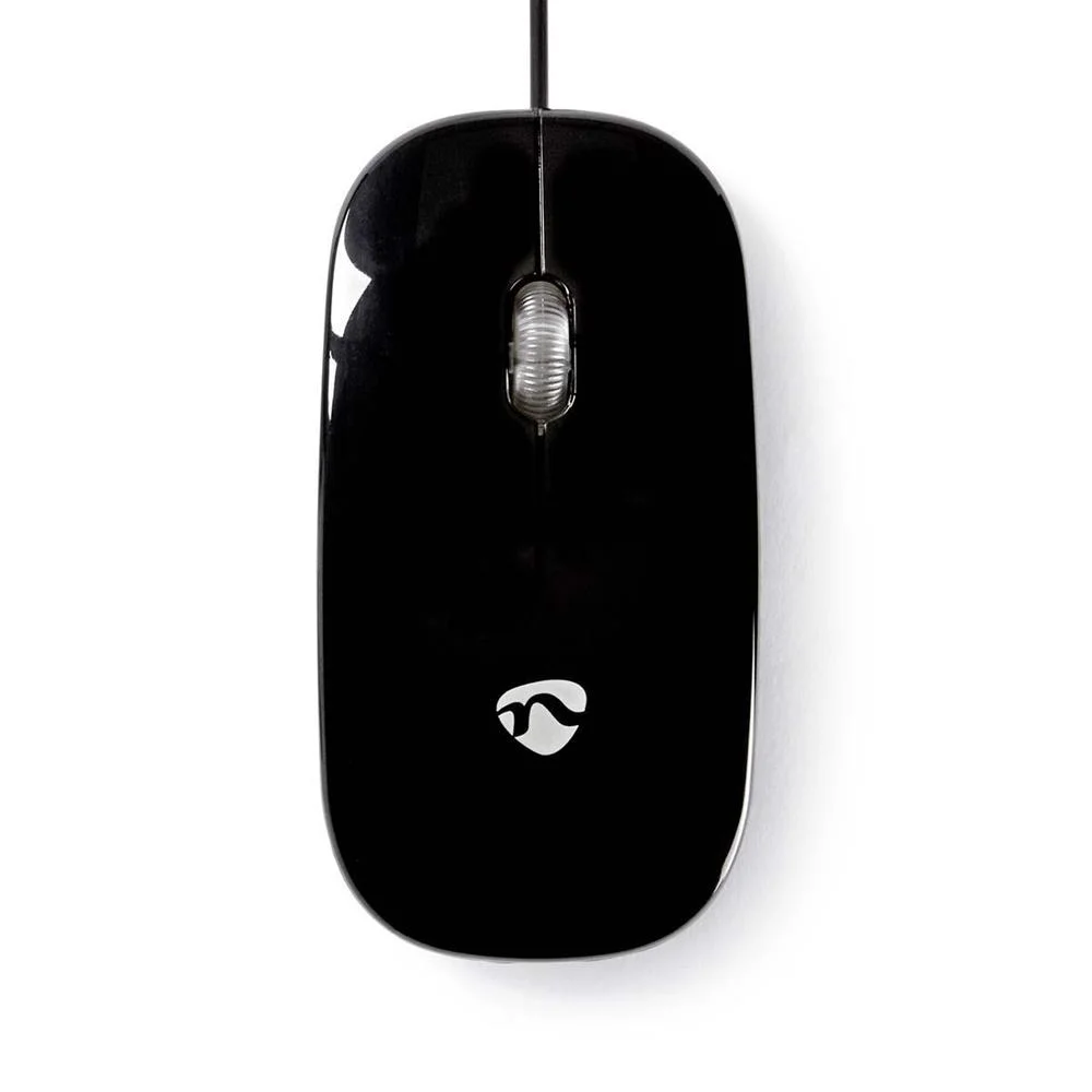 Mouse Com Cabo  1000 Dpi  3 Botões  Preto