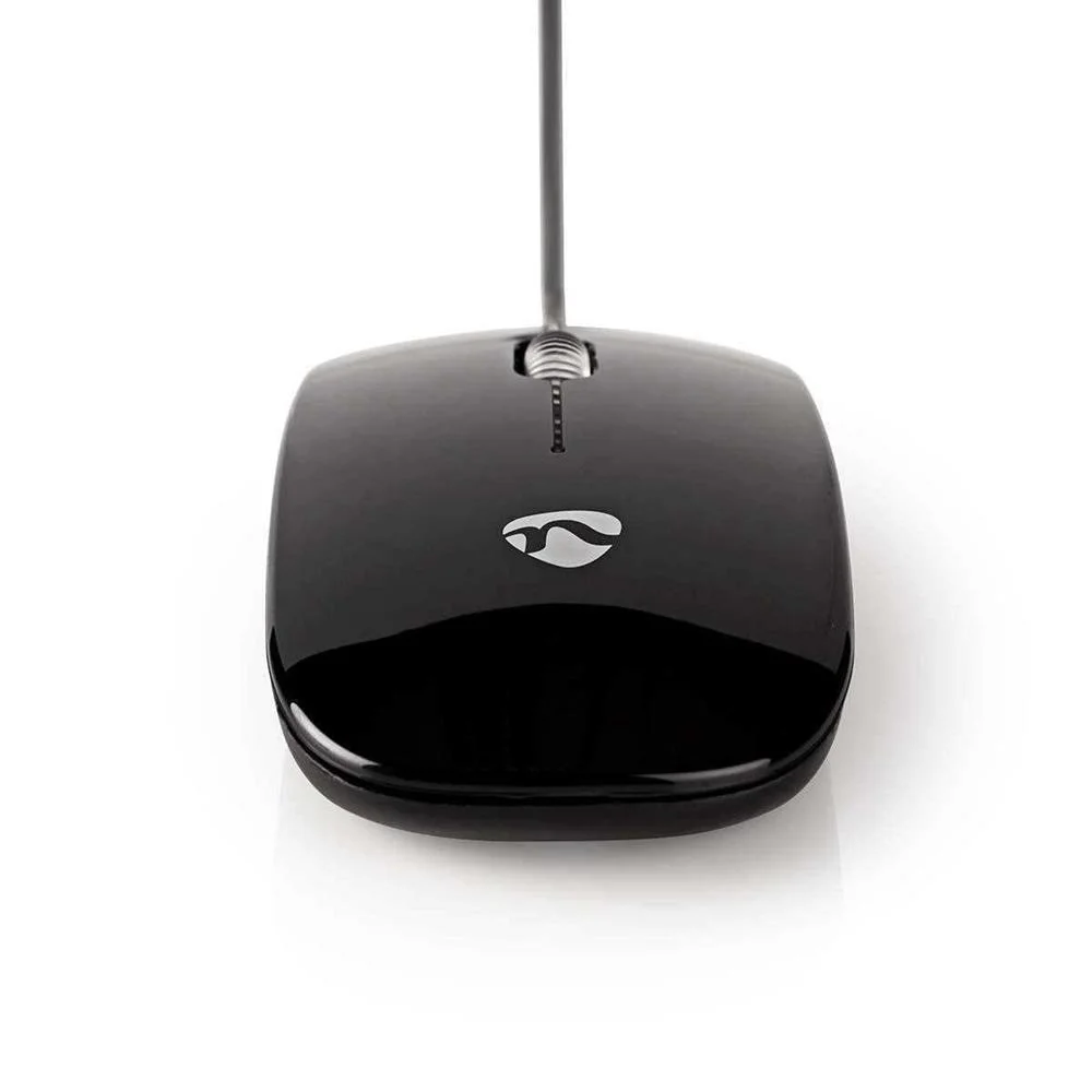 Mouse Com Cabo  1000 Dpi  3 Botões  Preto
