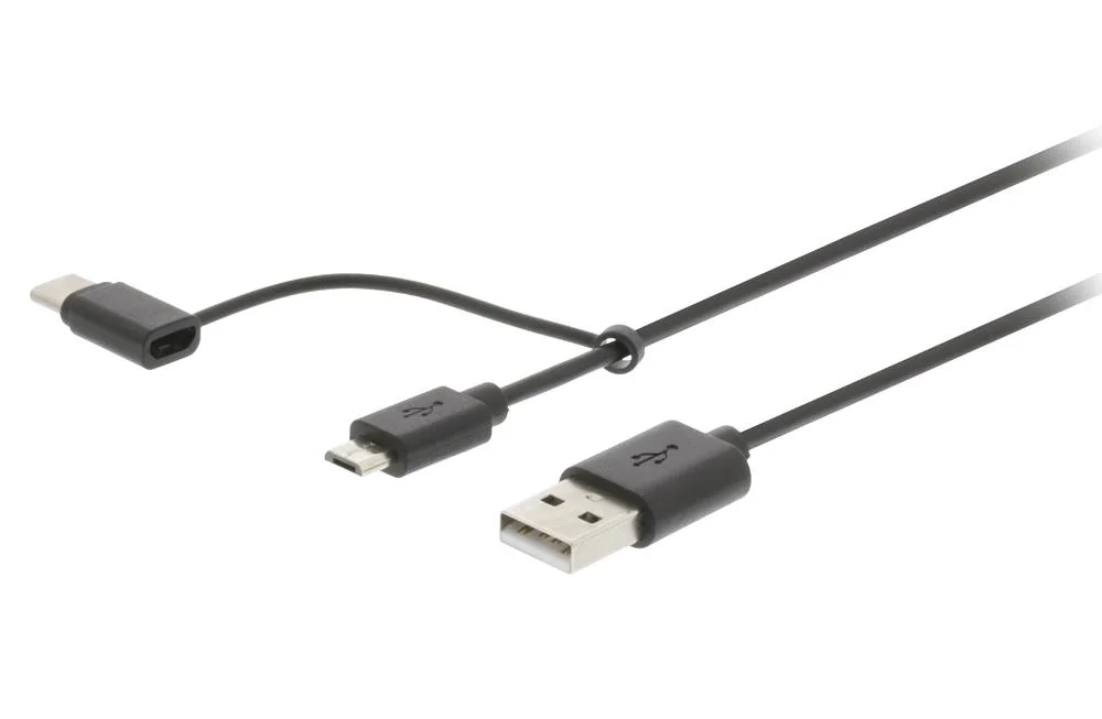 Cable Usb 2.0 Usb a Macho - Usb Micro-B / Usb-C M.