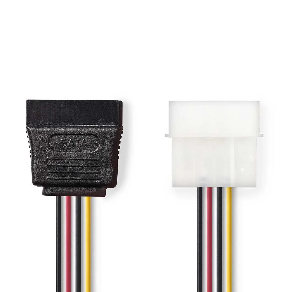 Cabo De Alimentação Interno Molex Para Sata 15cm
