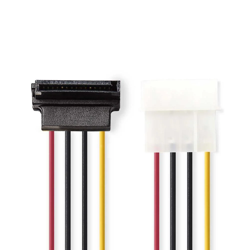 Cabo De Força Interno Molex Macho - Sata 7 Pinos