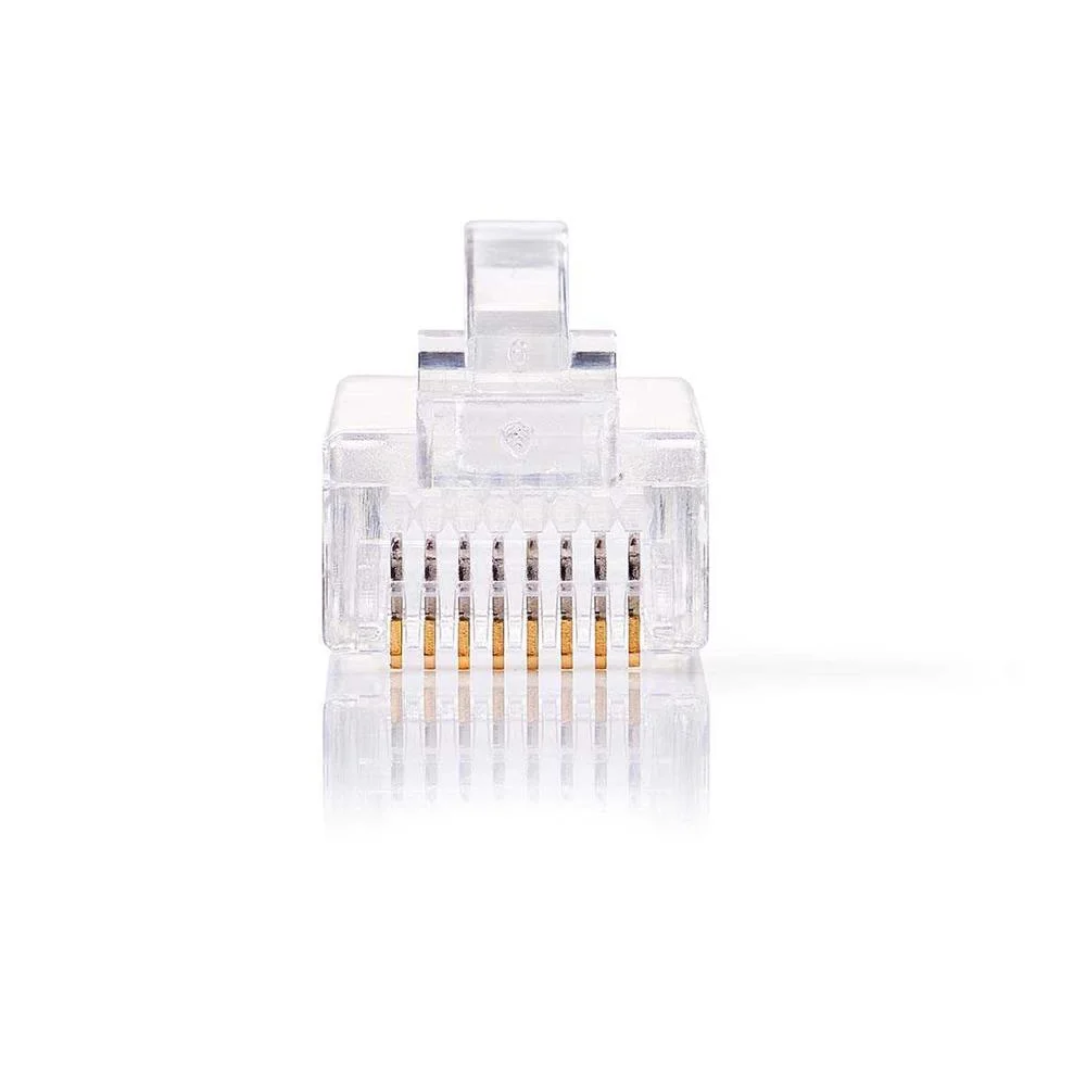 Conector De Rede Cat 5  Rj45 (8p8c) Macho - 10 U.