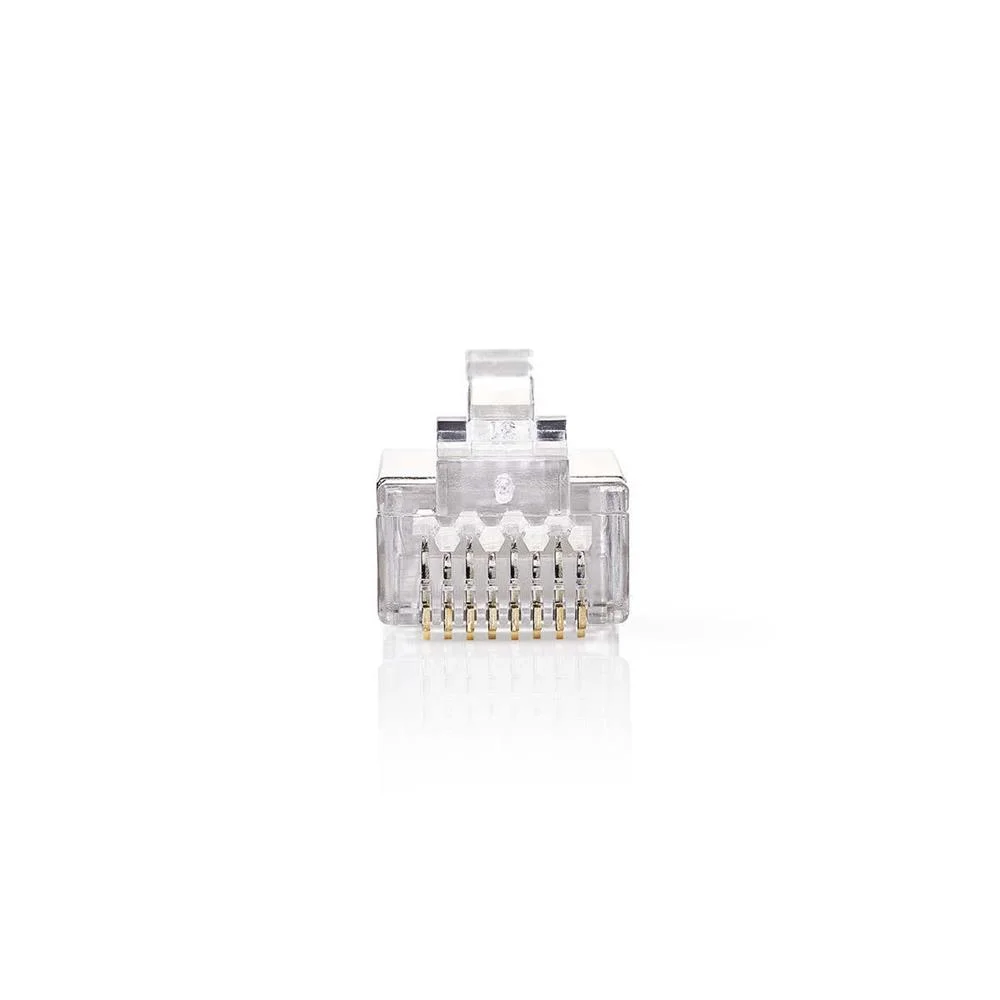 Conector De Rede  Rj45 (8p8c) Macho - 10 Unidade.