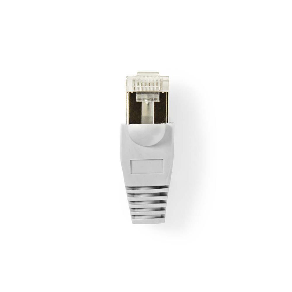 Conector Rj45 Utp Cat5 10 Pcs Cinza