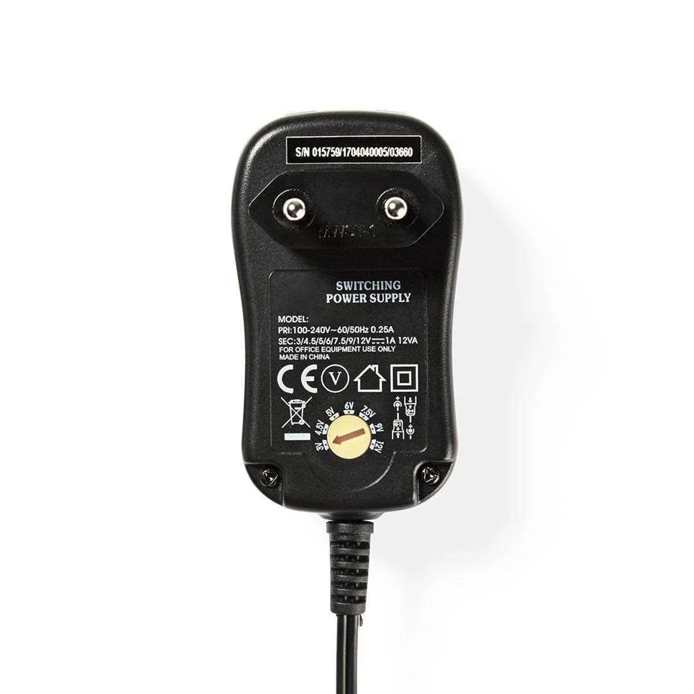 Adaptador De Ca Universal  3/4,5/5/6/7,5/9/12 V .