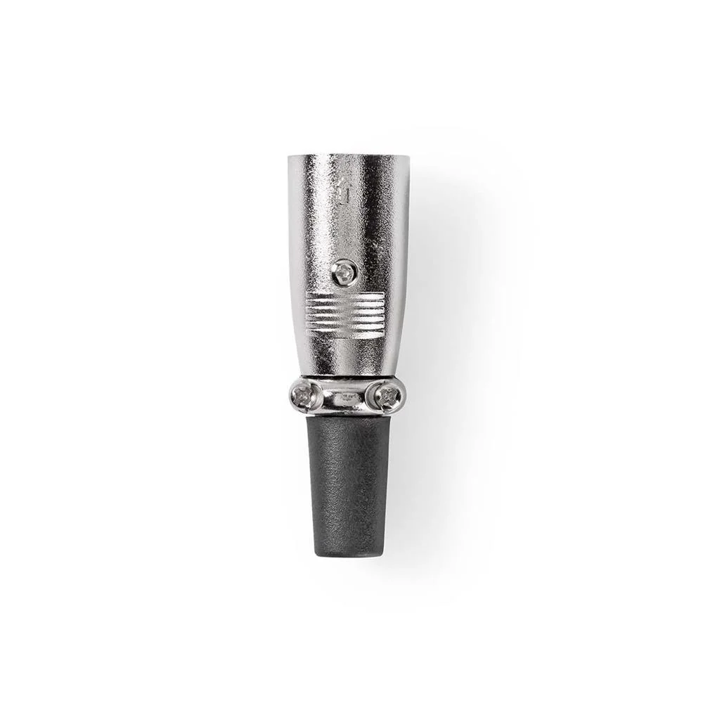 Conector Xlr  Macho De 3 Pinos Xlr  Com Braçade.