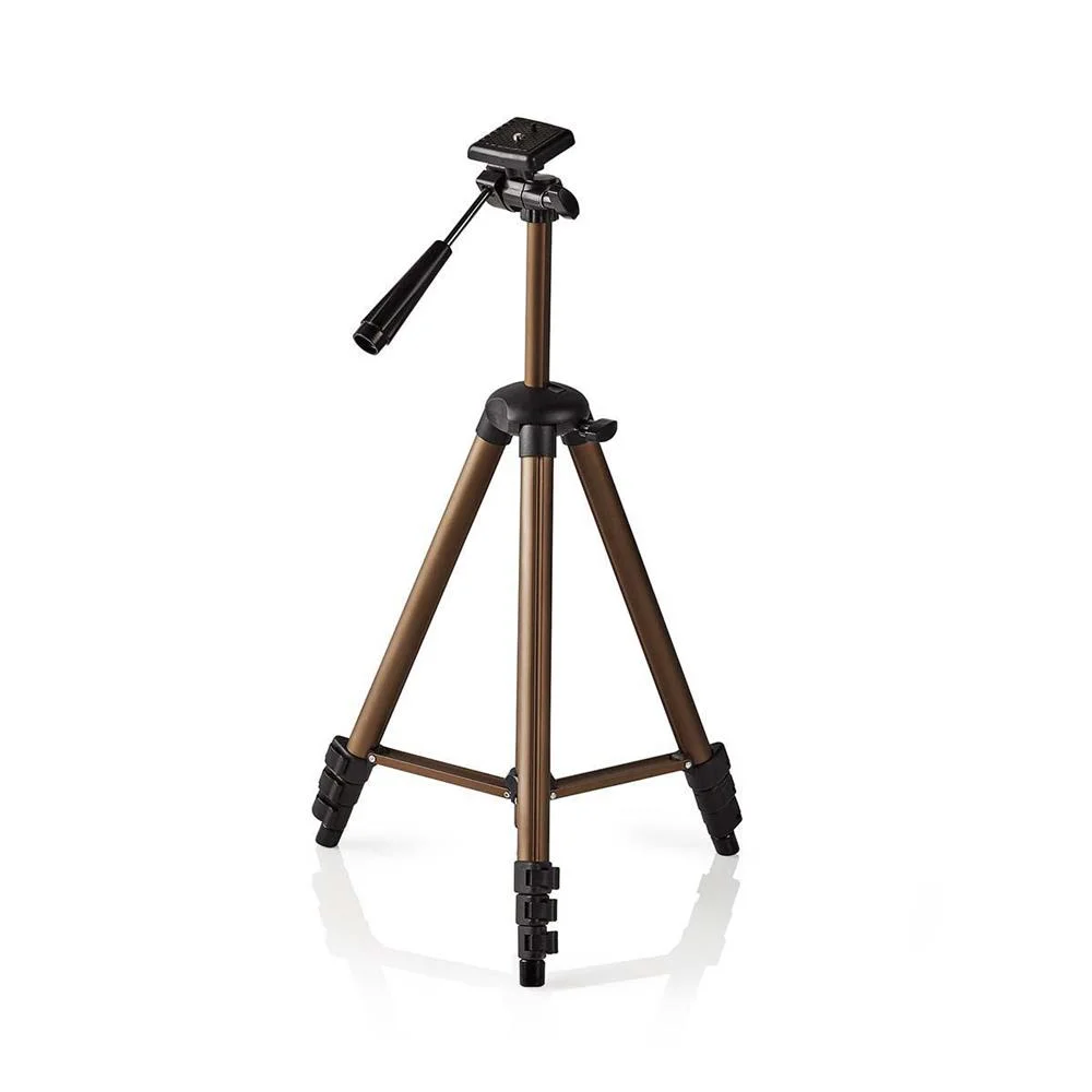 Tripé  Pan e Tilt  Até 2 Kg  130 Cm  Preto / .