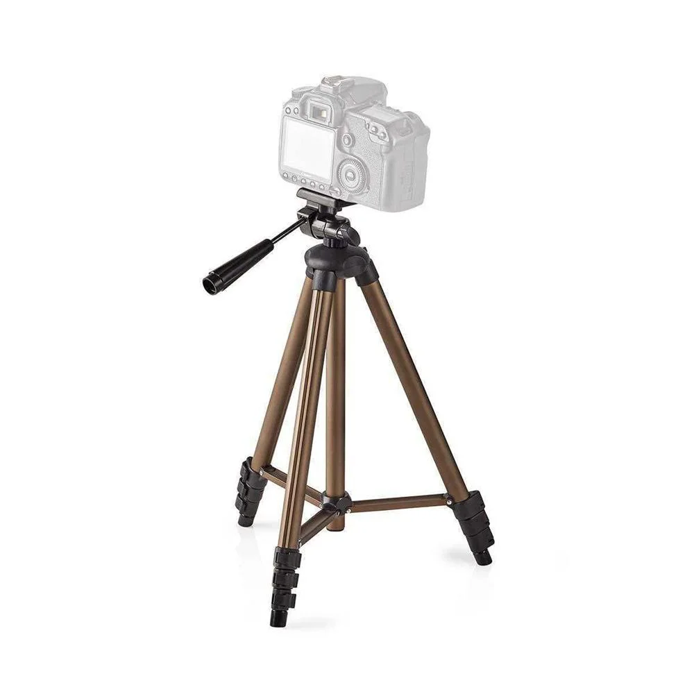Tripé  Pan e Tilt  Até 2 Kg  130 Cm  Preto / .