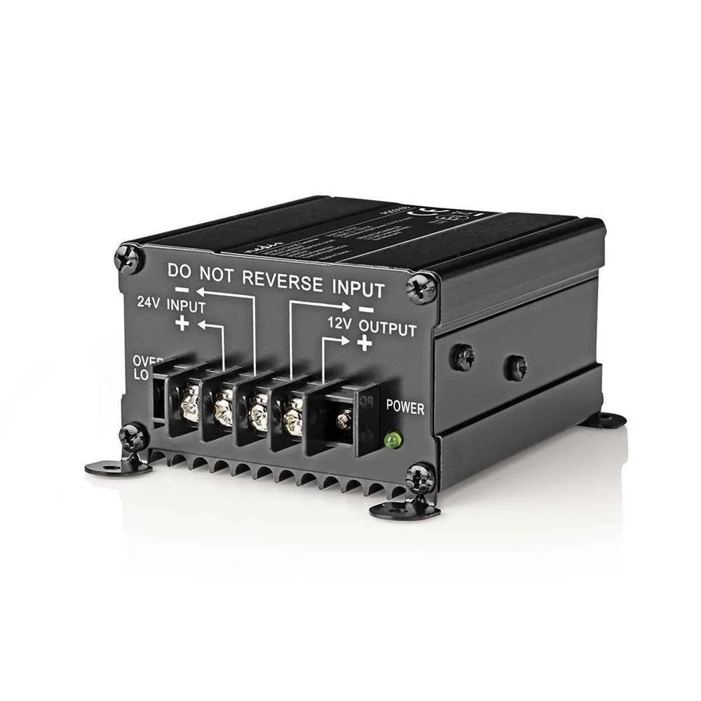 Convertidor de Poder | Coche Alimentado | 24 V Dc | 12 V Dc | 120 W | Terminal de Tornillo | Equipad