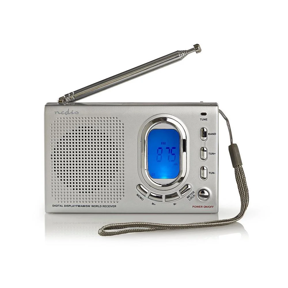 Rádio Fm  1,5w  Rádio Mundial  Função de Alarm.