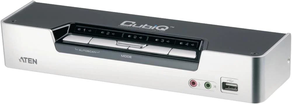 4-Port Kvm Switch Negro