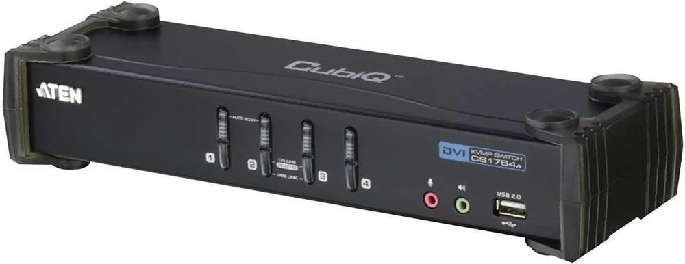 Comutador Kvm de 4 Portas