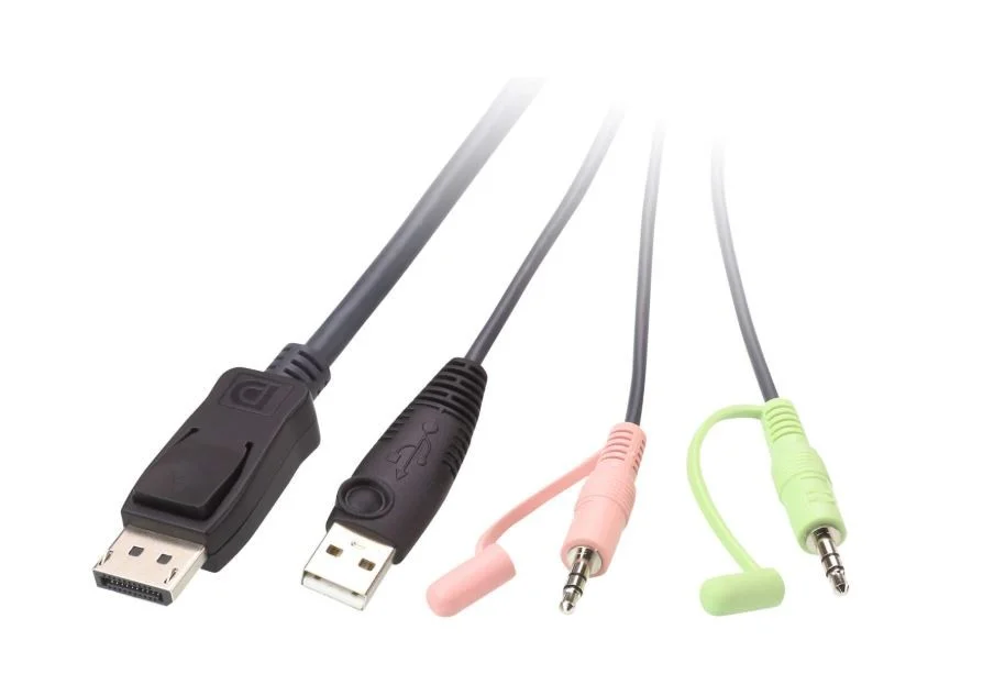 Comutador Kvm 2 Portas Usb/3.5mm