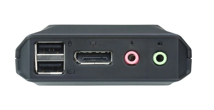 Comutador Kvm 2 Portas Usb/3.5mm