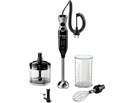 Bosch Msm67170 Blender Immersion Blender 750 W Black  Silver