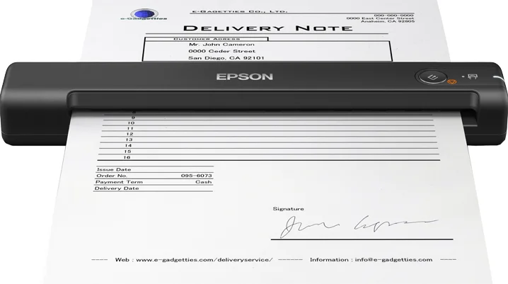 Epson Scanner Workforce Es-50 Preto #Promo#