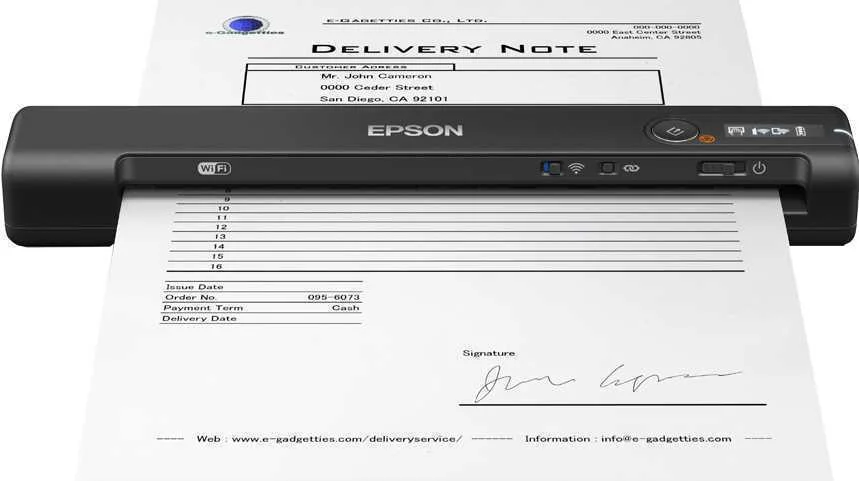 Escaner Portatil Epson Workforce Es-60w Usb A3 Wi.