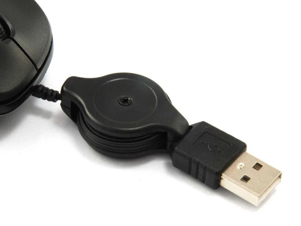 Equip Life Travel Mouse Retractable Cable Usb Bla.