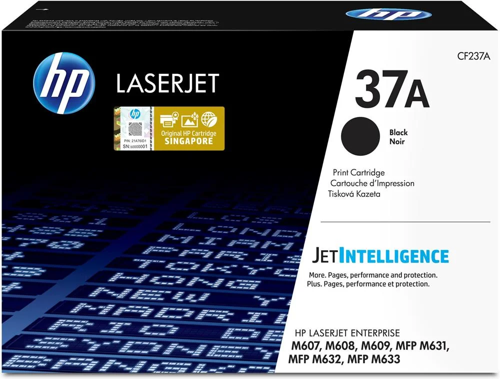 Hp Toner-Cartridge Standard Capacity No. 37a Black