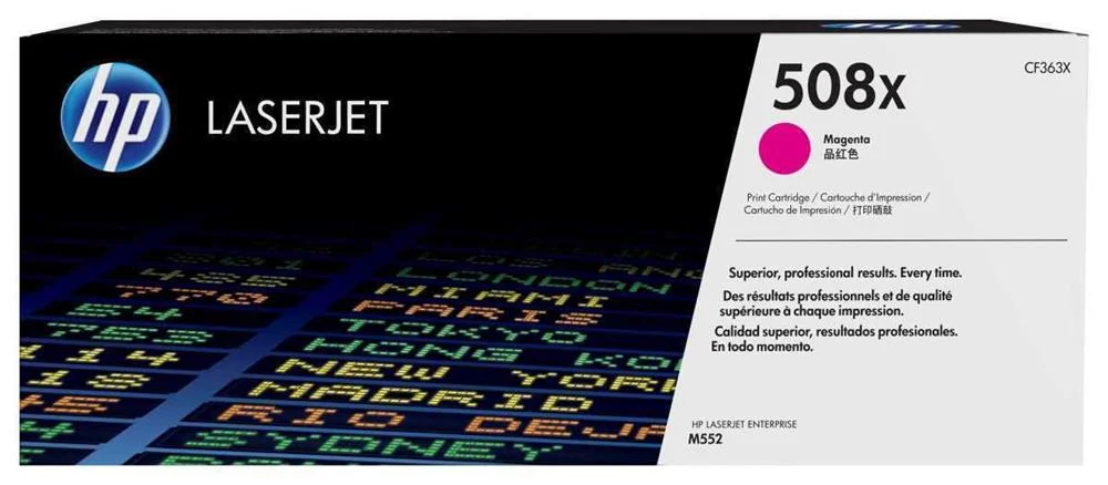 Hp Cartridge No 508x Hp508x Hp 508x Magenta Hc (Cf363x)