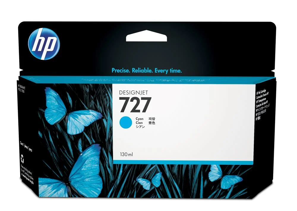 Tinteiro Hp 727 Cyan B3p19a