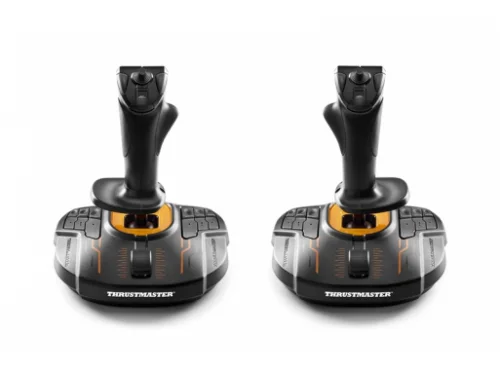 Thrustmaster T.16000m Fcs Space Sim Duo Negro, Naranja Usb Palanca de Mando Analógico/Digital Pc