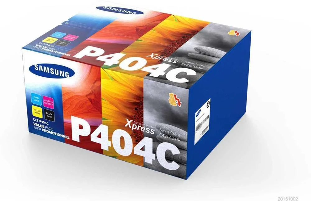 Samsung Rainbow Clt-P404c F?r Xpress C430/C430w/C480/C480w/ C480fn/C480fw (Clt-P404c/Els) (Su365a)