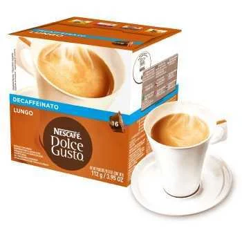 Capsulas Dolce Gusto Lungo Descaf.112g